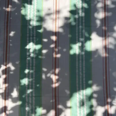 Autres décorations de Noël - nappe rayée - blanc-vert frais - OTTOMANIA