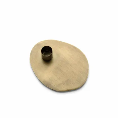 Candlesticks and candle holders - The Glowpad Candle Holder - Gold - S - BAZAR BIZAR LIVING