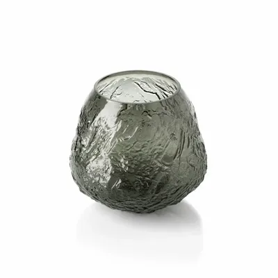 Vases - Le Vase Earth Crater - Noir - L - BAZAR BIZAR LIVING