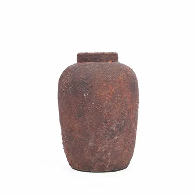 Vases - The Clay Echo Vase - Burgundy - S - BAZAR BIZAR LIVING