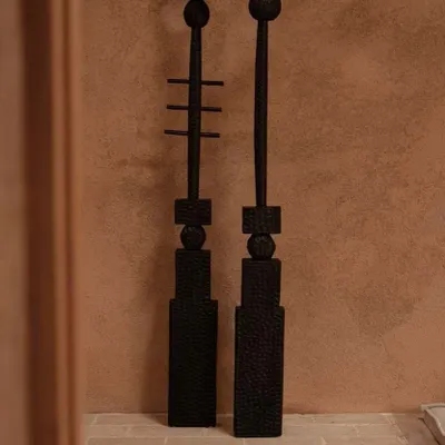 Objets de décoration - Le Totema Pilier - Noir - BAZAR BIZAR LIVING
