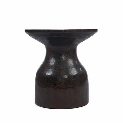 Autres tables  - La Table d’Appoint Hourglass - Noyer Foncé - BAZAR BIZAR LIVING