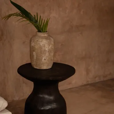 Autres tables  - La Table d’Appoint Hourglass - Noyer Foncé - BAZAR BIZAR LIVING