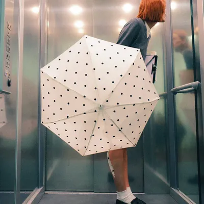 Accessoires de voyage - Mini parapluie pois - Anny - ANATOLE