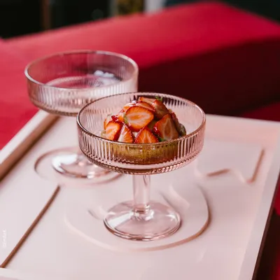 Crystal ware - ALICE dessert cups set of 6 - LA ROCHÈRE