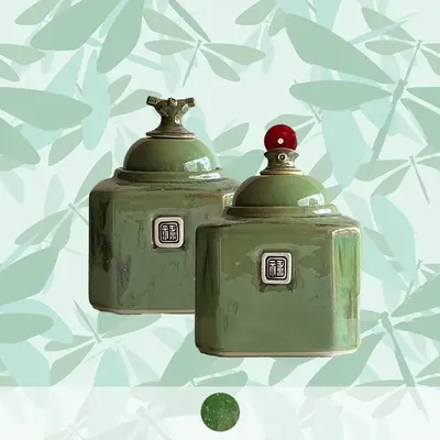 Bowls - Jade Green Bowls & Mugs - ZAOZAM
