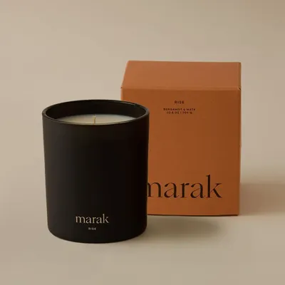 Candles - RISE: Bergamot & Mate | 10.8oz Classic Candle - MARAK