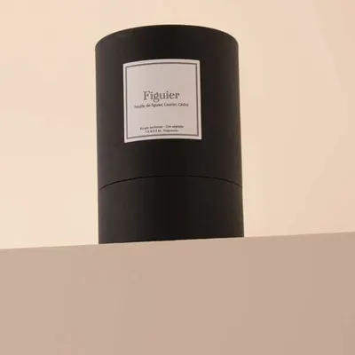 Bougies - Boite à gorge bougie noire - TANDEM FRAGRANCES