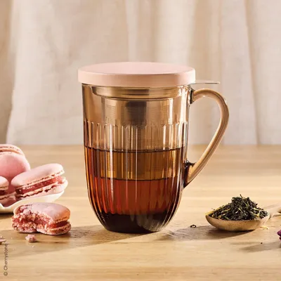 Tasses et mugs - Tisanière moka OUESSANT rose - LA ROCHÈRE