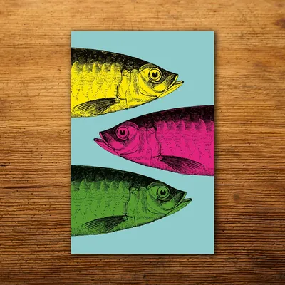 Kitchen linens - Sardine Tea Towel - ZOOH