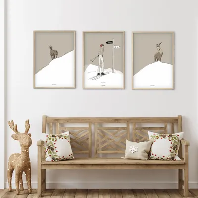 Affiches - Collection A la Montagne - L'HEURE MERVEILLEUSE