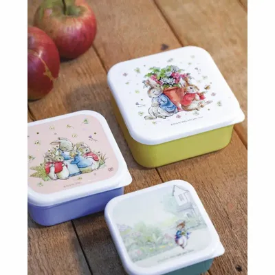 Food storage - Set of 3 lunch boxes Pierre Lapin - PETIT JOUR PARIS