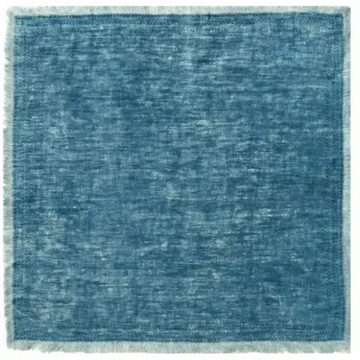 Linge de table textile - Serviette Kantha en lin faite à la main avec teinture à la boue (lot d - MAISON MIEKO