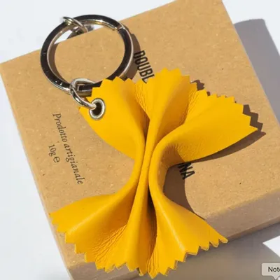 Petite maroquinerie - Leather Farfalla Keychain - DTB DI MBOU MARGHERITA LIBOURI