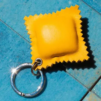 Petite maroquinerie - Leather Ravioli Keychain - DTB DI MBOU MARGHERITA LIBOURI