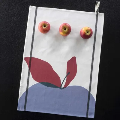 Torchons - Torchon Pomme Bluetiful Blanc 50 x 70 - LA CERISE SUR LE GATEAU