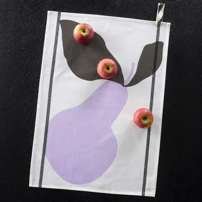 Dish towels - Kitchen towel Poire Lilas 50 X 70 - LA CERISE SUR LE GATEAU