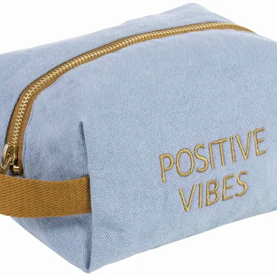 Clutches - Cube pouch Positive Vibe Bluetiful S 10 X 16 X 10 - LA CERISE SUR LE GATEAU