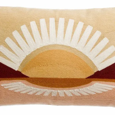 Coussins - Coussin brodé Eol Naturel 30 x 50 - MAISON VIVARAISE - SDE VIVARAISE WINKLER
