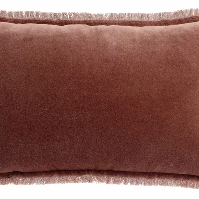 Coussins - Coussin uni Fara Café 30 x 50 - MAISON VIVARAISE - SDE VIVARAISE WINKLER