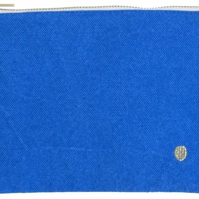 Pochettes - Pochette Iona Bleu Mécano M 14 x 19 x 1 - LA CERISE SUR LE GATEAU
