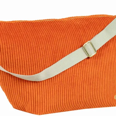 Sacs et cabas - Sac demi-lune Loen Terracotta 53 x 28 x 12 - LA CERISE SUR LE GATEAU