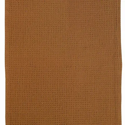 Torchons - Torchon nid d'abeilles uni Mumba Tabac 50 x 70 - MAISON VIVARAISE - SDE VIVARAISE WINKLER