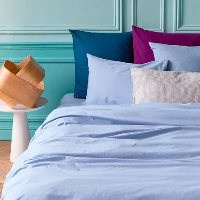 Linge de lit - Housse de couette Céleste Bluetiful 240 x 240 - LA CERISE SUR LE GATEAU