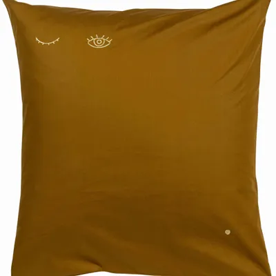 Linge de lit - Taie d'oreiller Eyes Nuts 65 x 65 - LA CERISE SUR LE GATEAU