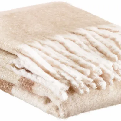 Throw blankets - Recycled striped throw Isabel Galet 130 X 160 - MAISON VIVARAISE - SDE VIVARAISE WINKLER