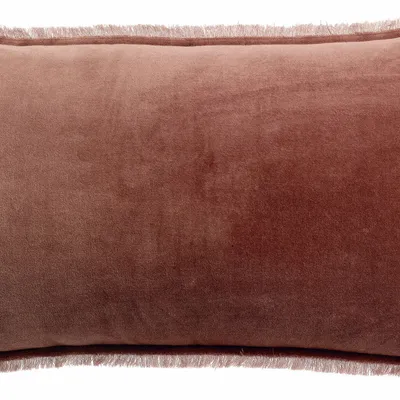Cushions - Plain Cushion Fara Café 40 X 65 - MAISON VIVARAISE - SDE VIVARAISE WINKLER