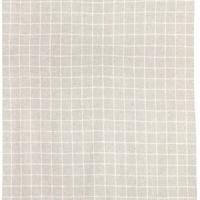Throw blankets - Checked throw Irina Perle 140 X 200 - MAISON VIVARAISE - SDE VIVARAISE WINKLER