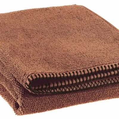 Other bath linens - Bora Bath Sheet Cacao 70 X 130 - MAISON VIVARAISE - SDE VIVARAISE WINKLER