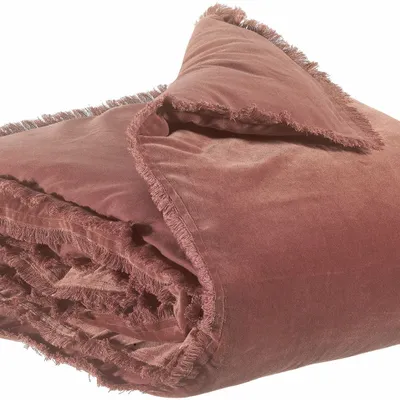 Linge de lit - Edredon uni Fara Café 85 x 200 - MAISON VIVARAISE - SDE VIVARAISE WINKLER