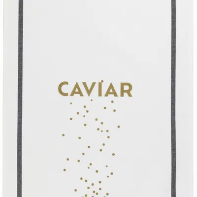 Torchons - Torchon Caviar Blanc 50 x 70 - LA CERISE SUR LE GATEAU