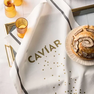 Torchons - Torchon Caviar Blanc 50 x 70 - LA CERISE SUR LE GATEAU