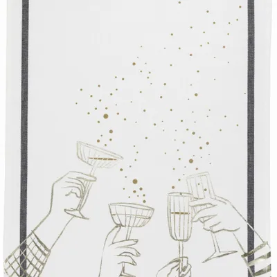 Torchons - Torchon Fiesta Blanc 50 x 70 - LA CERISE SUR LE GATEAU