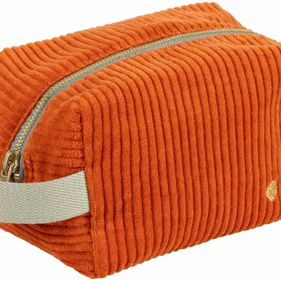 Pochettes - Trousse cube Loen Terracotta S 10 x 16 x 10 - LA CERISE SUR LE GATEAU