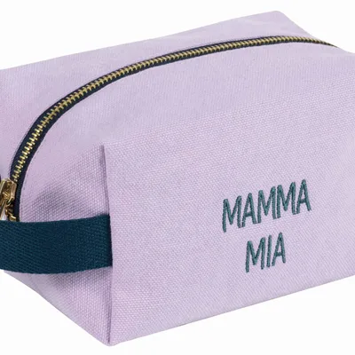 Pochettes - Trousse cube Mamma Mia Lilas S 10 x 16 x 10 - LA CERISE SUR LE GATEAU