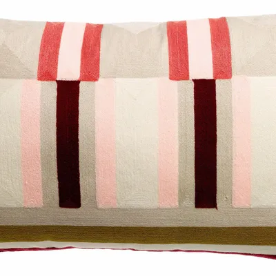 Coussins - Coussin brodé Jason Mousse 40 x 65 - MAISON VIVARAISE - SDE VIVARAISE WINKLER