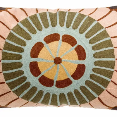 Coussins - Coussin brodé Zeno Forêt 40 x 65 - MAISON VIVARAISE - SDE VIVARAISE WINKLER