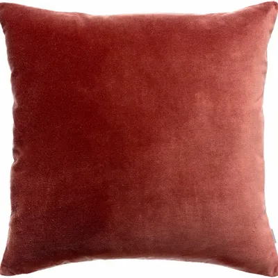Cushions - Plain cushion Elise Tabac 45 X 45 - MAISON VIVARAISE - SDE VIVARAISE WINKLER