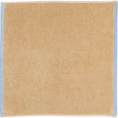 Tea towel - Two-tone hand towel Cara Sable 50 X 50 - MAISON VIVARAISE - SDE VIVARAISE WINKLER