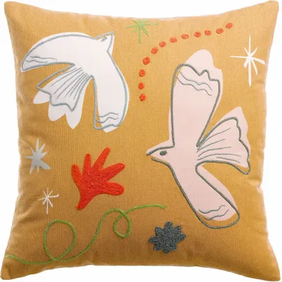 Coussins - Coussin brodé Anka Cannelle 45 x 45 - MAISON VIVARAISE - SDE VIVARAISE WINKLER