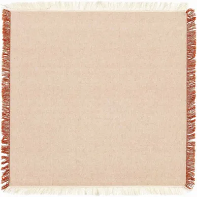 Napkins - Recycled Napkin Kalea Naturel/Rouille 45 X 45 - MAISON VIVARAISE - SDE VIVARAISE WINKLER