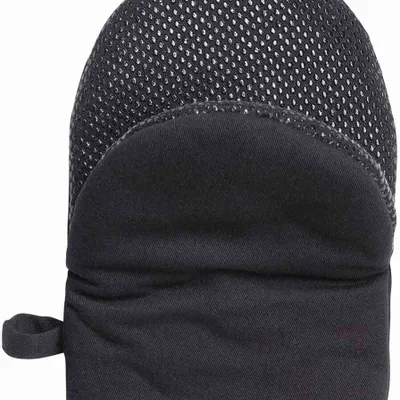 Potholders - Greg mini oven glove Noir 15 X 20 - MAISON VIVARAISE - SDE VIVARAISE WINKLER