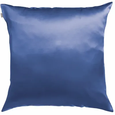 Bed linens - Ashley Silk Pillowcase Cobalt 65 X 65 - MAISON VIVARAISE - SDE VIVARAISE WINKLER