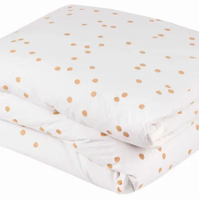 Bed linens - Duvet Cover Odette Milk/Bronze 260 X 240 - LA CERISE SUR LE GATEAU