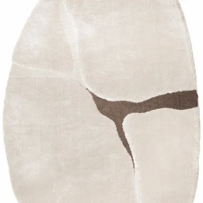 Rugs - Recycled Galet rug Yan Neige 160 X 230 X 2 - MAISON VIVARAISE - SDE VIVARAISE WINKLER