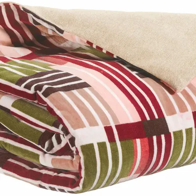 Linge de lit - Édredon imprimé Eren Multico 85 x 200 - MAISON VIVARAISE - SDE VIVARAISE WINKLER